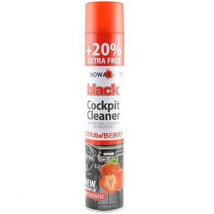 Поліроль для салону Nowax Black Cockpit Cleaner полуниця 750 мл (NX00704) 00000013386 фото