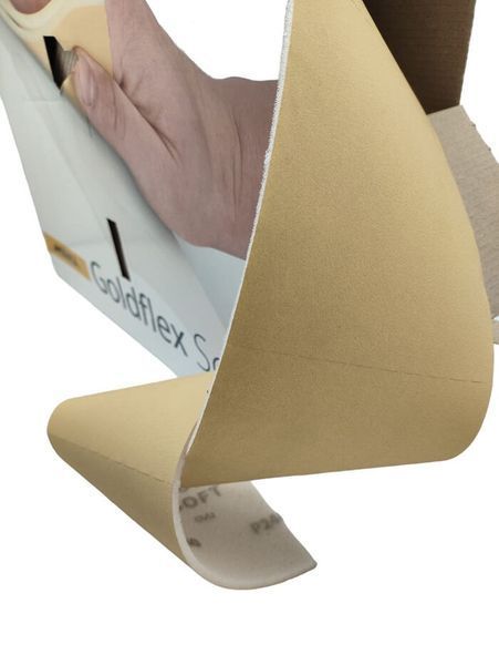 Абразивная бумага на поролоне Goldflex Soft P240 115мм*25м рулон (200 отрывов) Mirka 00000011455 фото