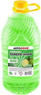 Омивач скла літній Auto Drive Summer Screen Wash Lime PET 5 л (арт. AD0135) 00000013890 фото