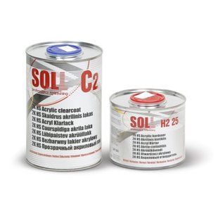 Акриловий лак С2 SOLL з затверджувачем Н2 25 Normal 1,5 л 00000003138 фото