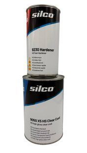 Лак акриловий прозорий HS Silco 9050 X5 1л + затвердник 9230 HS Fast 0,5л 00000017850 фото