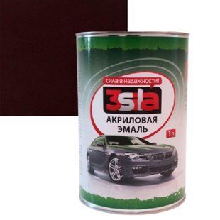 Автоэмаль акриловая 3Sila Lada 140 Яшма (красная) 1л. без отвердителя 00000009478 фото