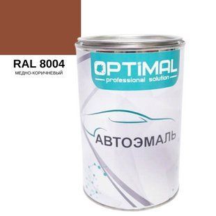 Акрилова фарба OPTIMAL RAL 8004 0,8 л 00000008080 фото