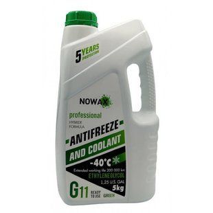 Антифриз NOWAX G11 зелений 5 кг 00000013256 фото