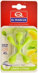 Ароматизатор Dr. Marcus Lucky Top Green Citrus (Зелений Цитрус) підвісний; на дефлектор 00000013103 фото