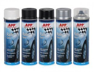 Краска акриловая в аэрозоле APP Rally Color, серебристая 500мл (арт. 210104) 00000003344 фото