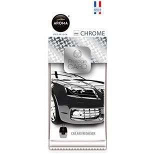 Ароматизатор в машину Aroma Car Prestige Card - CHROME 00000010980 фото