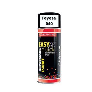 Краска автомобильная акриловая Toyota 040 белая CS System 400мл в баллоне 00000009666 фото