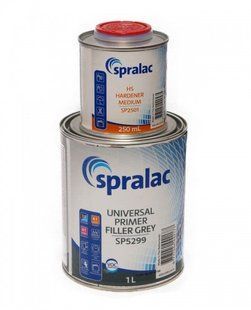 Ґрунт універсальний сірий 1 л Universal Primer Filler утв. HS 0,25 SPRALAC 00000007258 фото