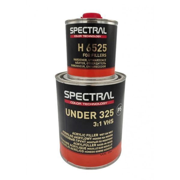 Грунт акриловый черный 3+1 0,75л + отвердитель Novol SPECTRAL UNDER 325 P5 00000015281 фото