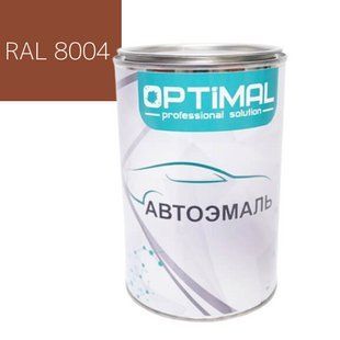 Акрилова фарба OPTIMAL RAL 8004 Матова 0,8 л 00000008081 фото