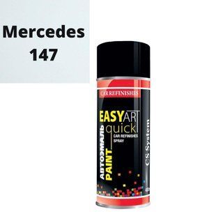 Фарба акрилова біла в аерозолі Mercedes 147 CS System 400 мл 00000010256 фото