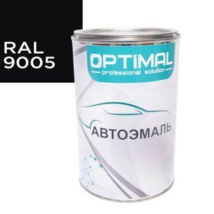 Акрилова фарба OPTIMAL RAL 9005 0,8 л 00000008072 фото