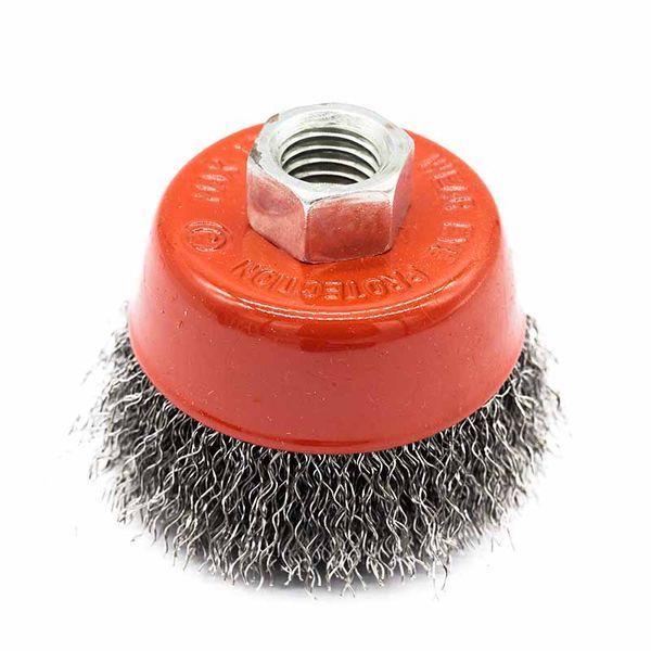 Щетка чашечная 65 мм, для УШМ, М14 (витая проволока) INTERTOOL BT-1065 00000002861 фото
