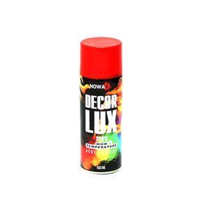 Фарба акрилова високотемпературна, червона NOWAX Decor Lux NX48040, 370 &deg;C, 450 мл 00000004781 фото