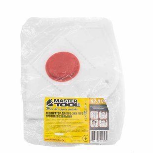 Респіратор MASTERTOOL Дніпро-3КN FFP3 50ПДК з клапаном 82-0179 00000013379 фото