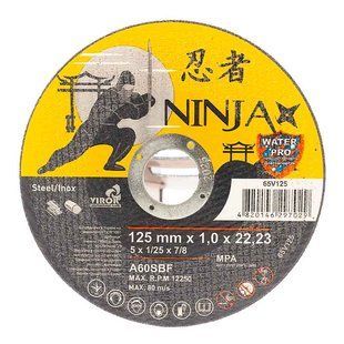 Круг відрізний для металу NINJA 125*1,0*22,23 мм 00000013718 фото