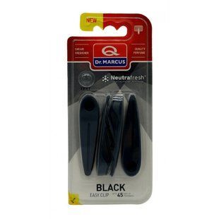 Ароматизатор Dr.Marcus Easy Clip Black кліпси на дефлектор (уп.4шт) 00000013092 фото