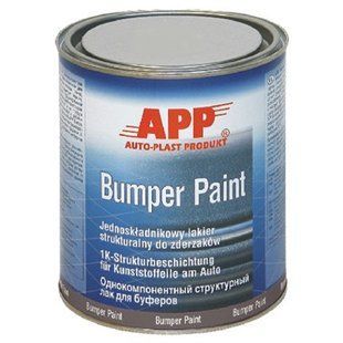 Фарба структурна для бамперів сіра 1 л APP Bumper Paint 020802 00000001113 фото