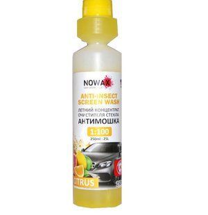 Омыватель летний (антимошка) NOWAX Anti-Insect Screen Wash цитрус NX25025 250мл 00000006894 фото