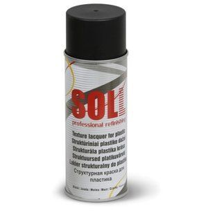Краска бамперная структурная SOLL в аэрозоле, черная 400 мл (арт. S700010) 00000004359 фото