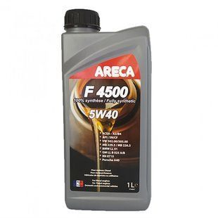 Олива моторна Areca F4500 5W-40, 1 л 00000005362 фото