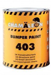 Структурна емаль чорна 1 л CHAMALEON 403 Bamper Paint 14035 00000000554 фото