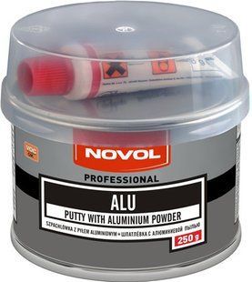 Шпатківниця поліефірна з алюмінієм NOVOL "ALU" 0.25 кг (арт.1160) 00000001980 фото