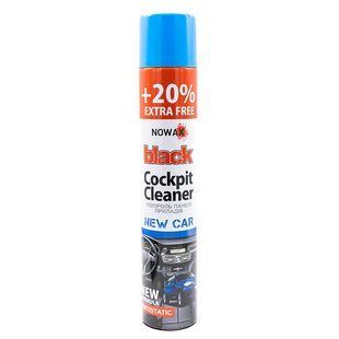 Поліроль для торпеди, пластику, аерозоль NOWAX Black Cockpit Cleaner нова машина NX00705, 750 мл 00000012721 фото