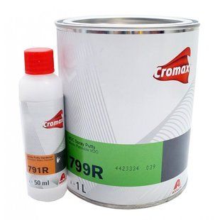 Шпаклівка рідка CROMAX 799 R 1л. + затверджувач 791R 00000001974 фото