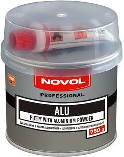 Шпатківниця поліефірна з алюмінієм NOVOL "ALU" 0.75 кг (арт.1162) 00000001602 фото