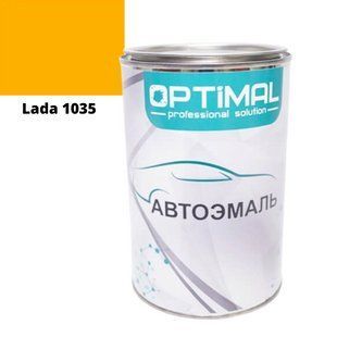Акрилова фарба OPTIMAL Lada 1035 Жовта золотиста 0,8 л 00000006776 фото