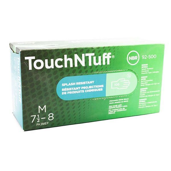 Перчатки нитриловые M (100шт) TouchNTuff (цена за пару) 00000014120 фото