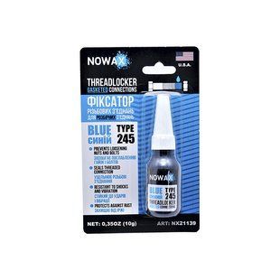 Фиксатор резьбы NOWAX THREADLOCKER BLUE NX21139, 10 г 00000005007 фото