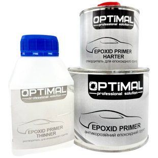 Грунт эпоксидный OPTIMAL 2 + 1 0,5 л + 0,25 + 0,25 00000008636 фото