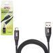 Кабель PULSO USB - Micro USB 3А, 2м, black (быстрая зарядка/передача данных) (CC-4202M BK) 00000012208 фото