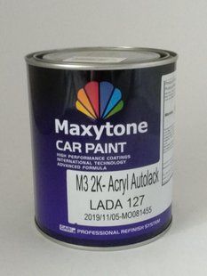 Акрилова фарба Lada 127 вишня Maxytone 2K - Acryl Autolac 1л без затверденика (арт.0300127) 00000003403 фото