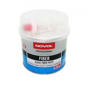 Шпатківниця 0,6 кг зі скловолокном поліефірна NOVOL "FIBER" (арт.1222) 00000003100 фото