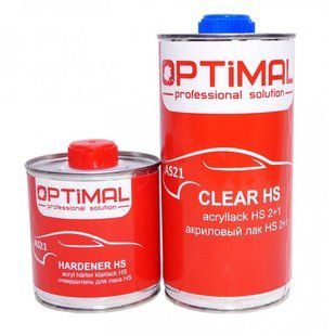 Лак акриловий OPTIMAL HS 0.75 до-кт (MG) 00000008779 фото