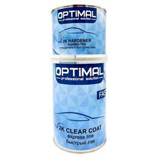 Лак акриловый быстрый 0,5л + 0,25л отв. Optimal 2K Crear Coat FAST (OPS-FC21-750) 00000004820 фото