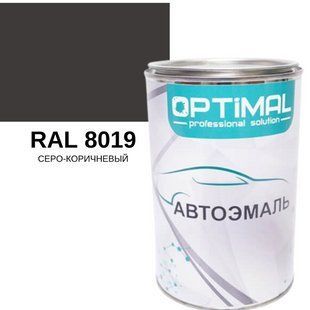 Акрилова фарба OPTIMAL MERCEDES (RAL 8019) 0,8 л 00000007484 фото
