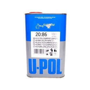 Лак акриловий прозорий HS U-POL 2086 швидкий 3:1, 1 л (без затверджувача) 00000000120 фото