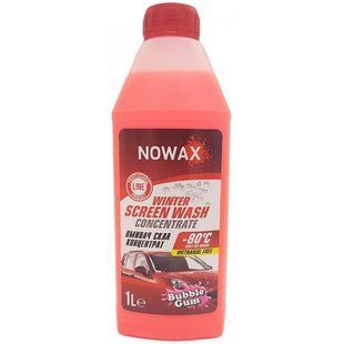 Омыватель стекла зимний концентрат NOWAX Winter Screen Wash -80*C 1л. БаблГам 00000016369 фото
