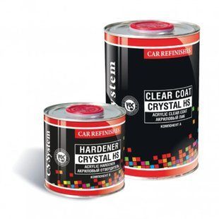 Лак акриловый CS System Clear Coat HS Crystal, 1л + отвердитель 0,5 л 00000010600 фото
