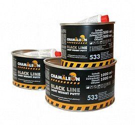 Шпаклівка полегшена зі скловолокном CHAMALEON 533 Light Weight Putty 1000 мл (арт. 15335) 00000003858 фото