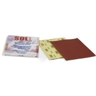 Наждачная бумага водостойкая в листах красная SOLL P1000 230*280 мм (арт.77141.2) 00000003603 фото